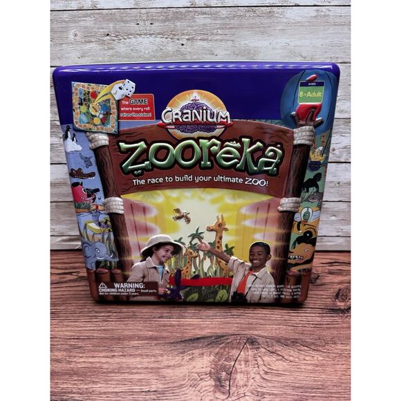 Cranium Other - Zooreka Board Game COMPLETE Cranium 2006 Family Kids Animals Safari Zoo